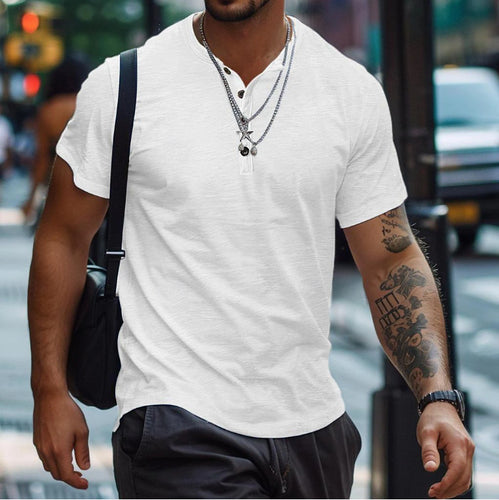 Amarae men's casual fine knit polo shirt