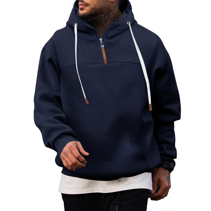 Men's Hoodie Sport with Innovative Zipper Design Lune London