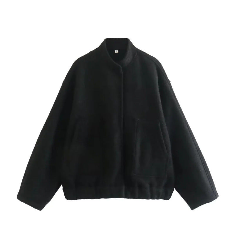 Cool oversized wool blend jacket Women Amarae