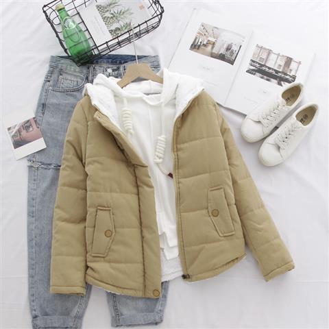 Quilted transitional jacket for women with hood and practical pockets Lune London