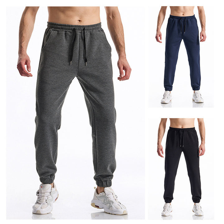 Comfortable sports pants for men with elastic waistband and modern side pockets Lune London