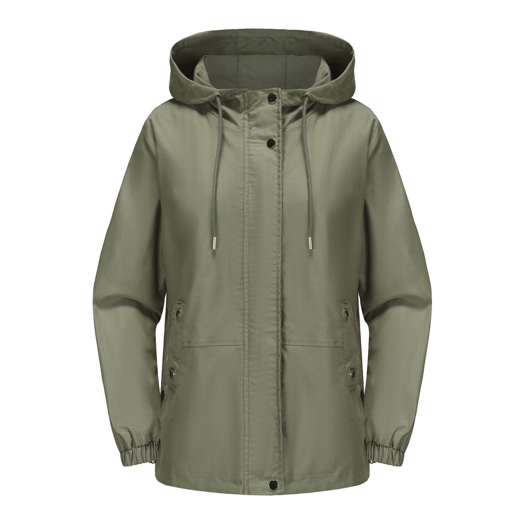 Ladies lightweight windbreaker with adjustable waist Lune London