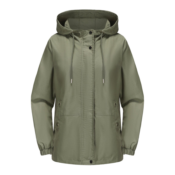 Ladies lightweight windbreaker with adjustable waist Lune London
