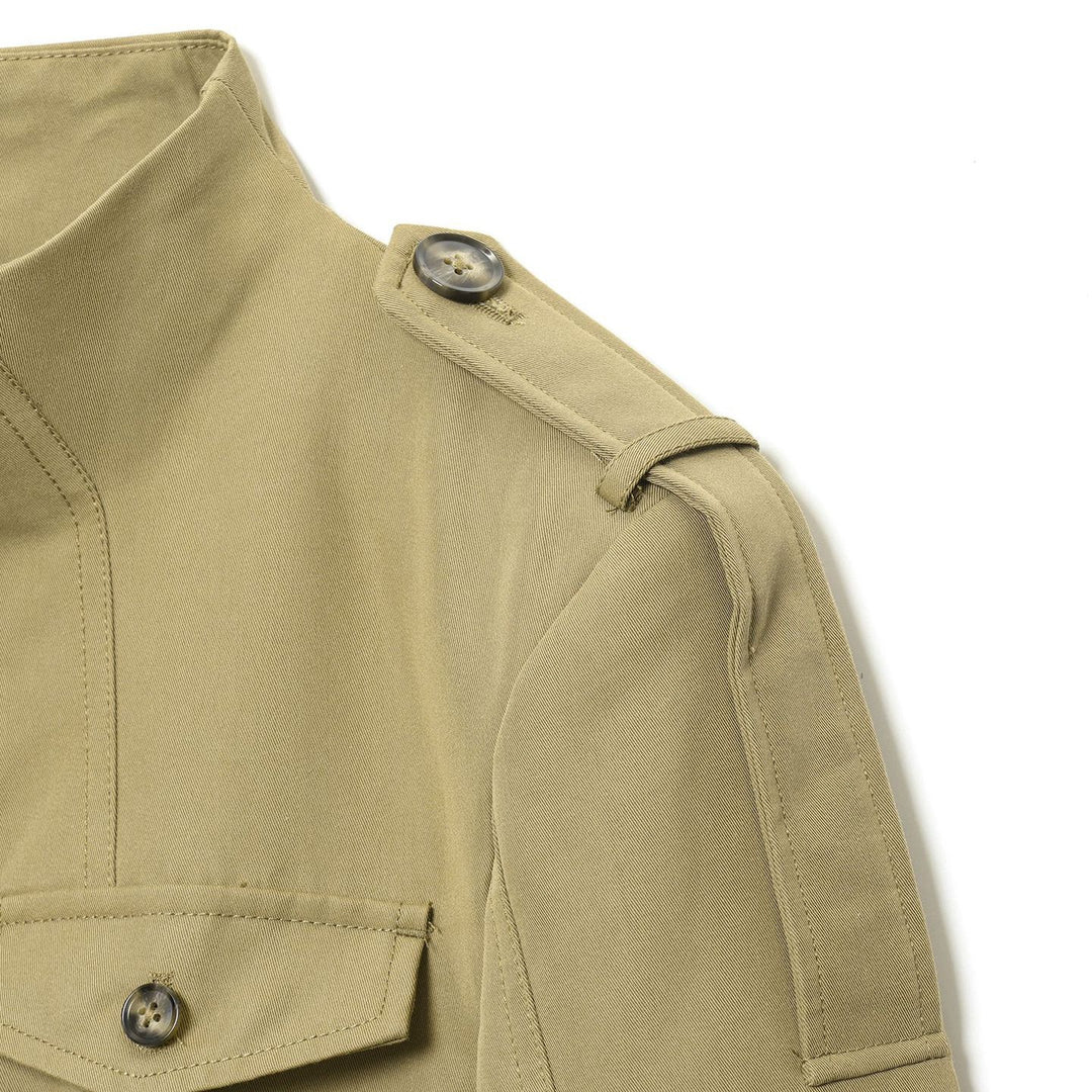 Women's utility jacket with a high collar and practical pockets Lune London