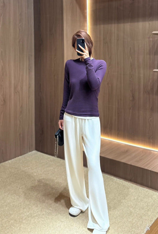 Chemise décontractée à manches longues pour femmes Chic & Stil