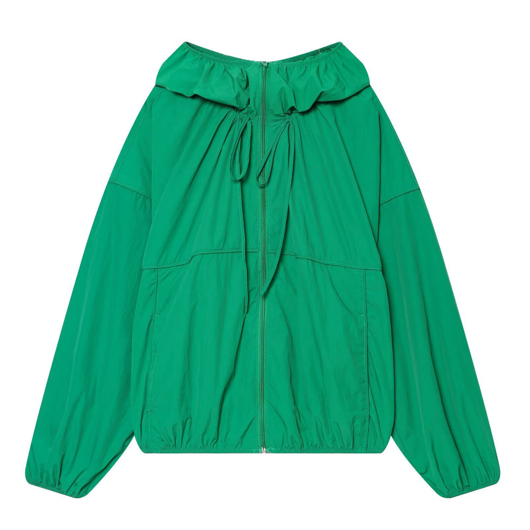 Women's Light Hoodie in Oversized Look with Drawstring and Elastic Band Amarae