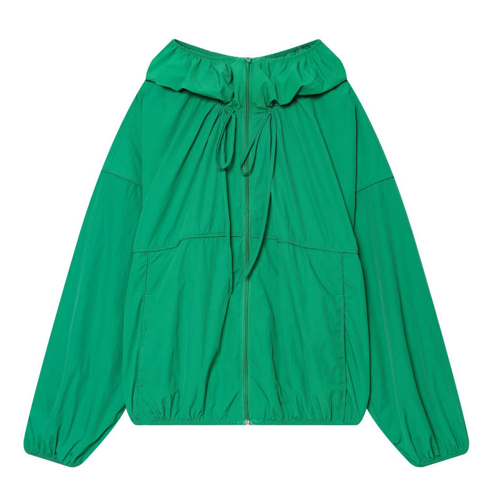 Women's Light Hoodie in Oversized Look with Drawstring and Elastic Band Amarae