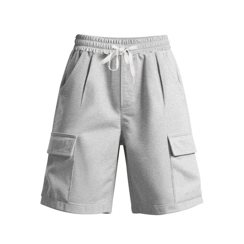 Casual cargo shorts for men with elastic waistband and functional pockets Lune London