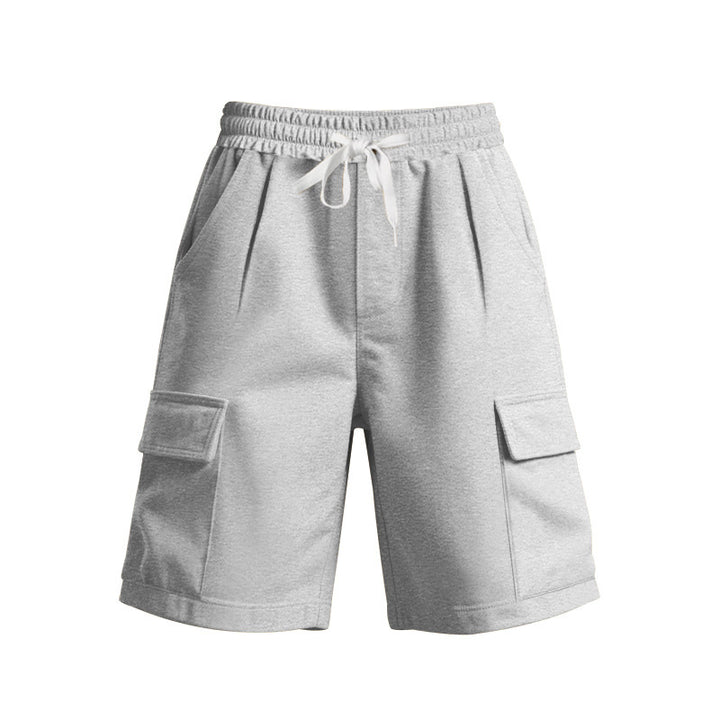 Casual cargo shorts for men with elastic waistband and functional pockets Lune London