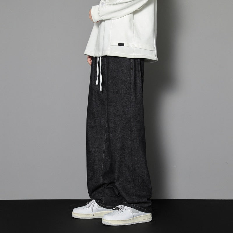Ladies Loose Denim Pants Lune London