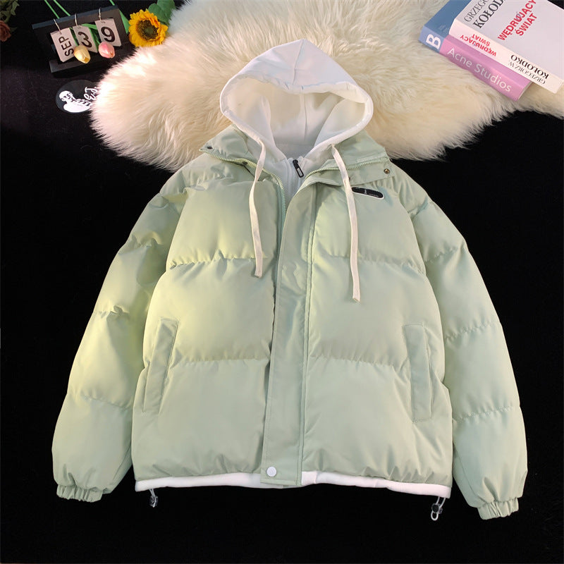 Ladies insulated winter coat with removable hood area Lune London