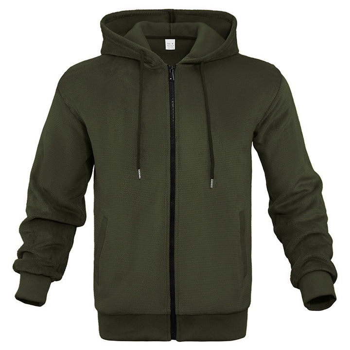Men's technical Zip-Hoodie with breathable fabric and side pockets Lune London