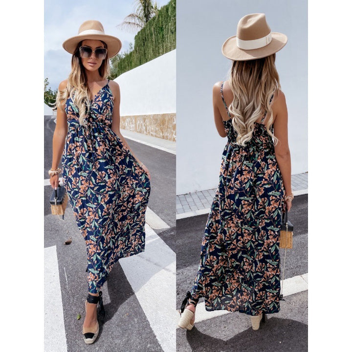 Chic and Stylish Women's Bohemian Tropical Maxi Dress