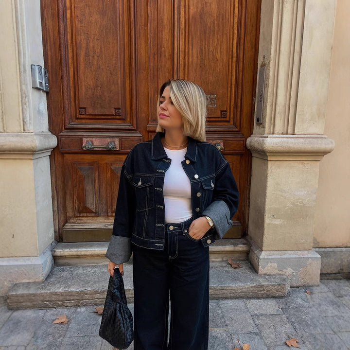 Wide denim pants for women Lune London