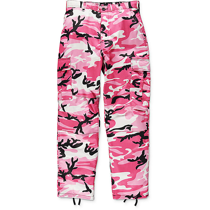 Camouflage cargo pants for men with multifunctional pockets Lune London