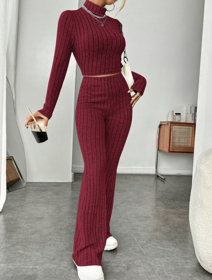 Amarae ribbed sporty loungewear set for women