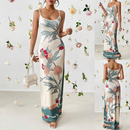 Amarae spaghetti strap floral maxi dress