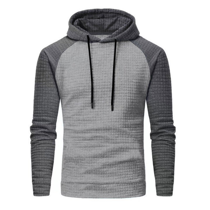Men's hoodie with textured design Amarae