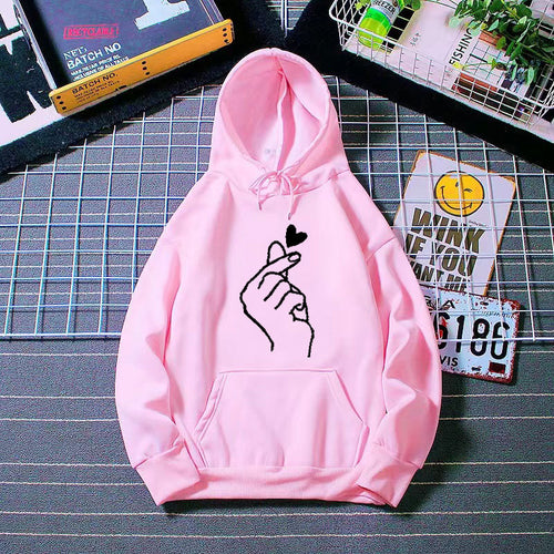 Women’s hoodie with creative hand graphic Chic & Stil