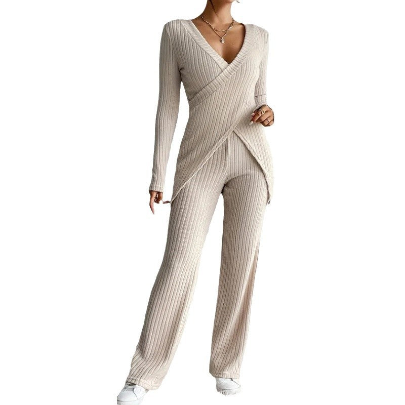 Ladies elegant casual knit set Lune London