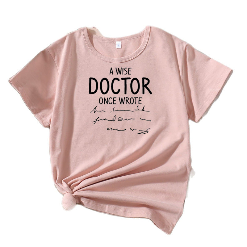Ladies Short Sleeve T-shirt Citation Lune London