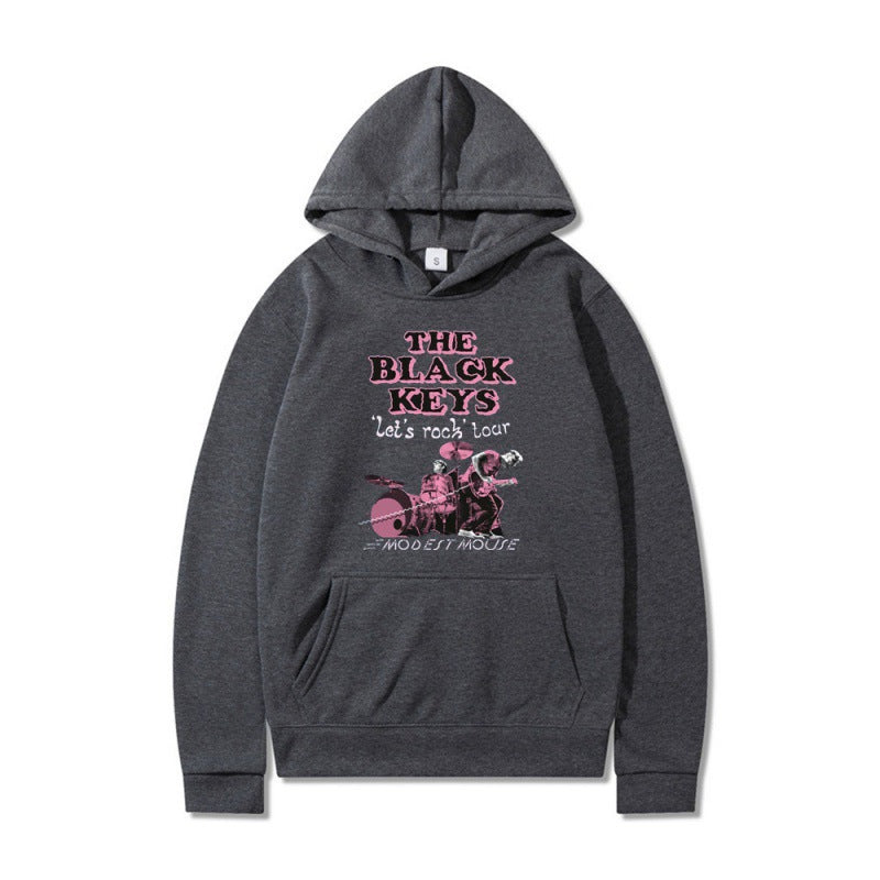 Women's hoodie with creative rock band design and comfortable fit Lune London