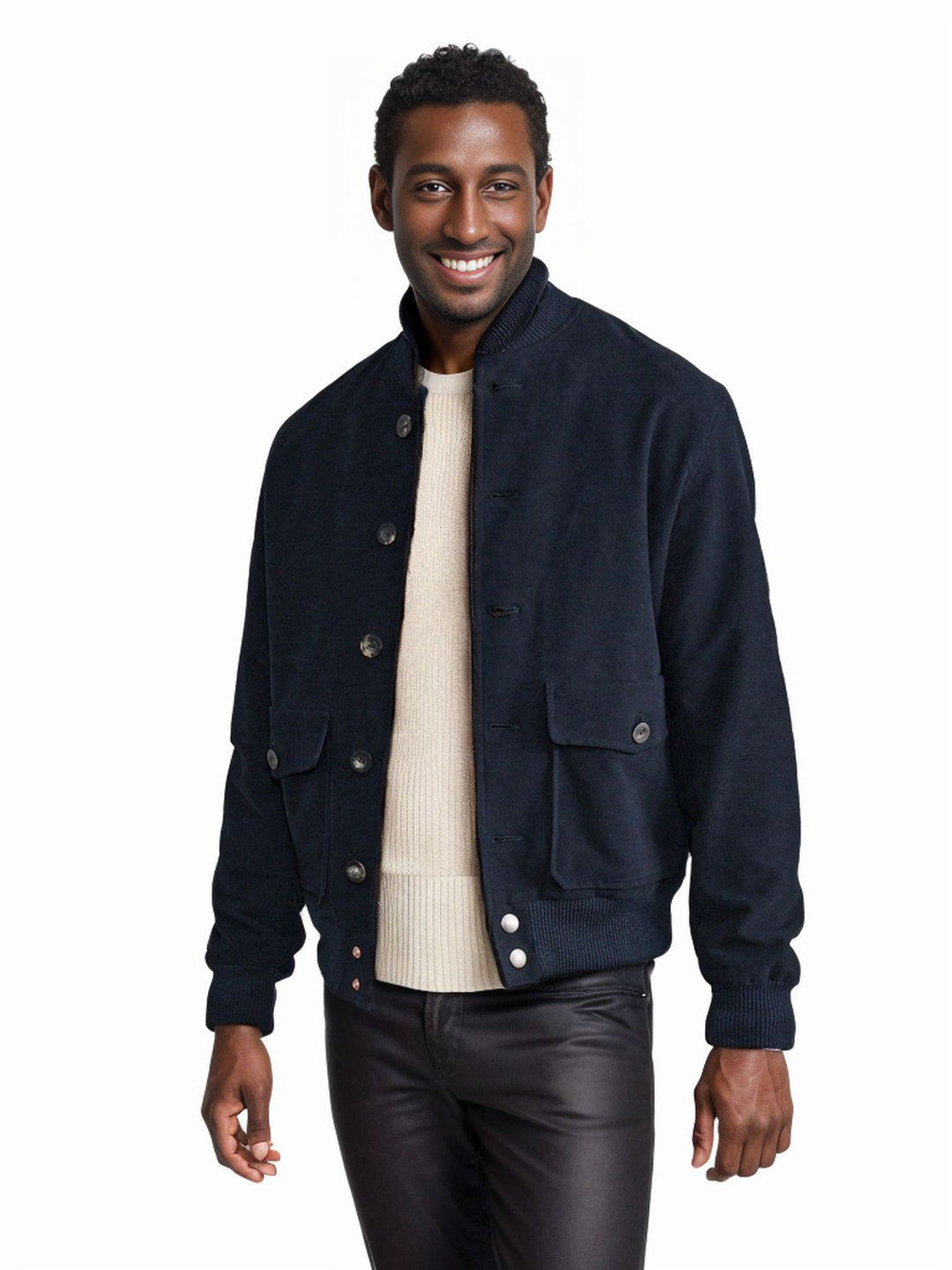 Casual quilted jacket for men with practical pockets Amarae