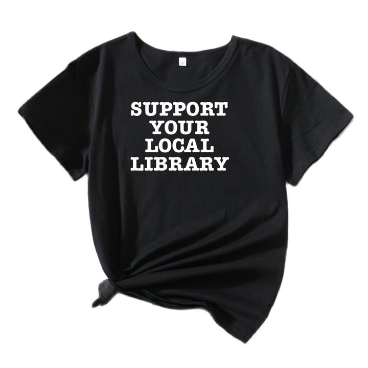 Ladies Leisure Literary Support T-shirt Lune London