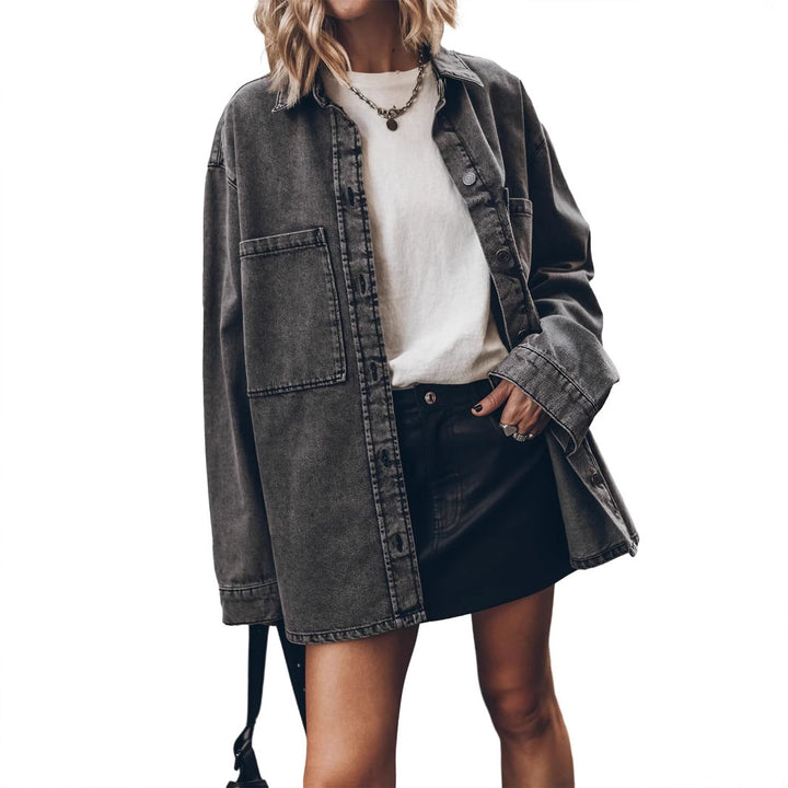Lady Oversized Denim Shirt Jacket Lune London