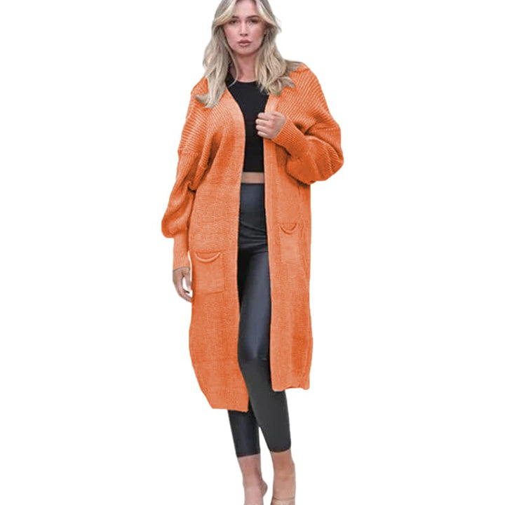 Thick knit cardigan for women with deep pockets and relaxed fit Lune London