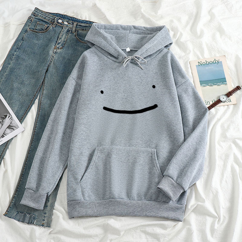 Women's hoodie with casual smiley design Chic & Stil