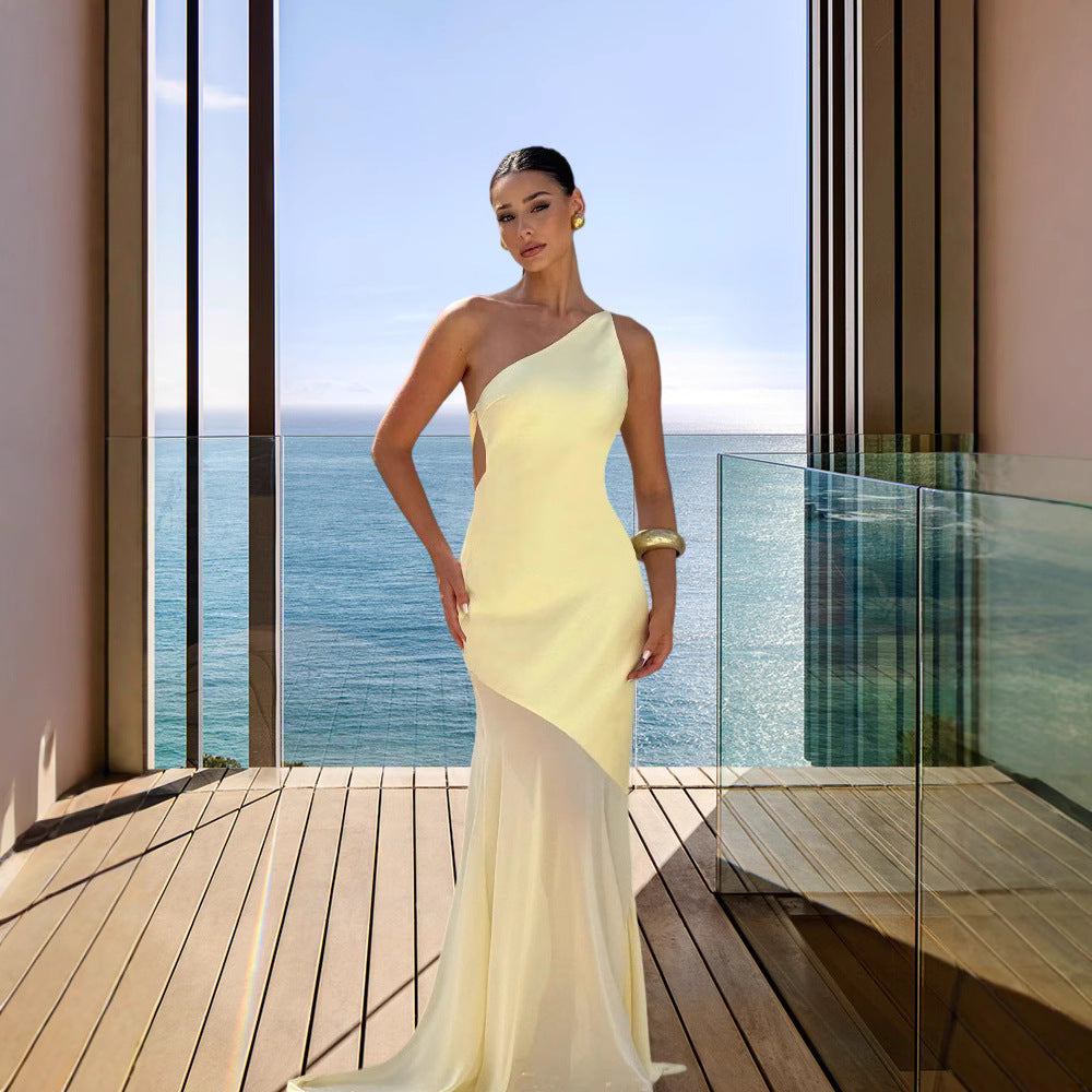 Lune London Asymmetrical Evening Dress for Women
