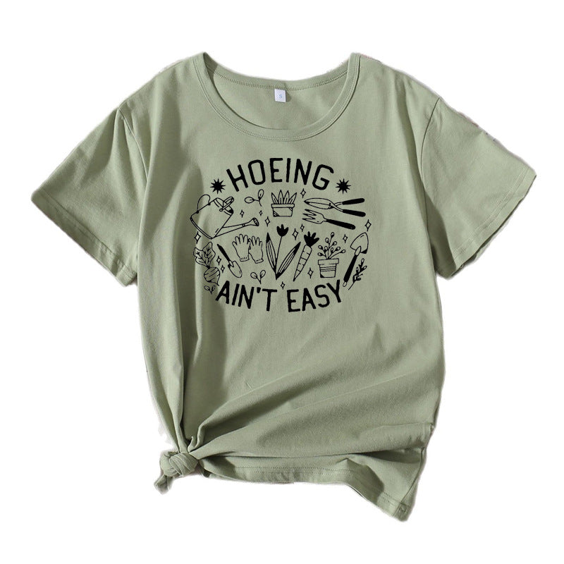 Casual garden humor t-shirt for ladies Lune London