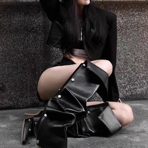 Stylish over-the-knee boots for women with innovative design and elegant heel Amarae
