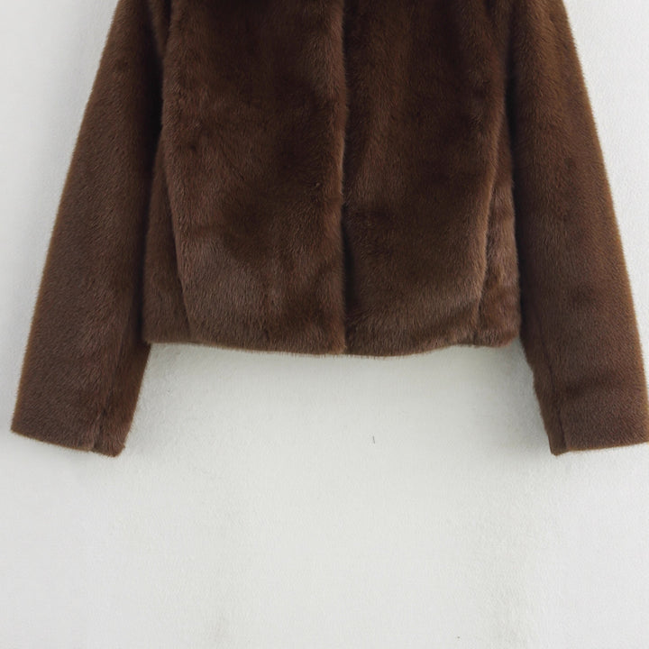Veste en fausse fourrure douillette pour femmes Chic & Stil