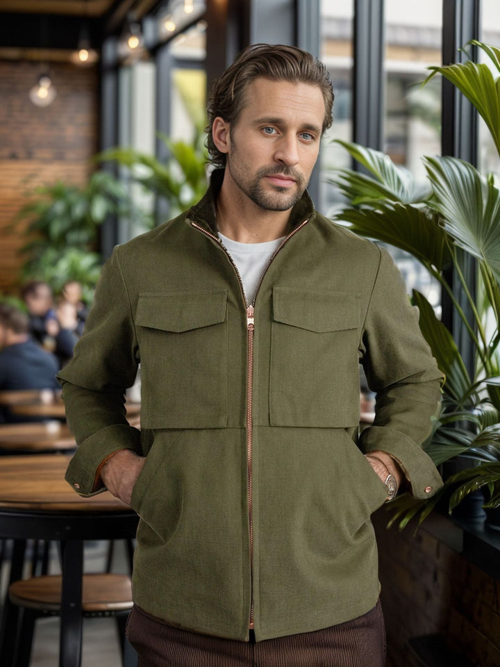 Chic and Stylish Utility Jacket for Men