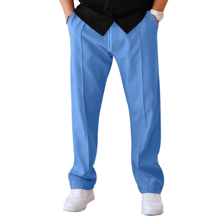 Elegant men's trousers with classic cut and high pockets Lune London