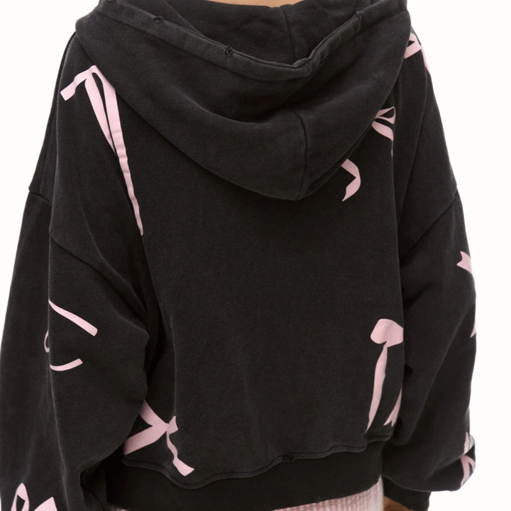 Oversized hoodie for women with a high-impact stripe design Lune London