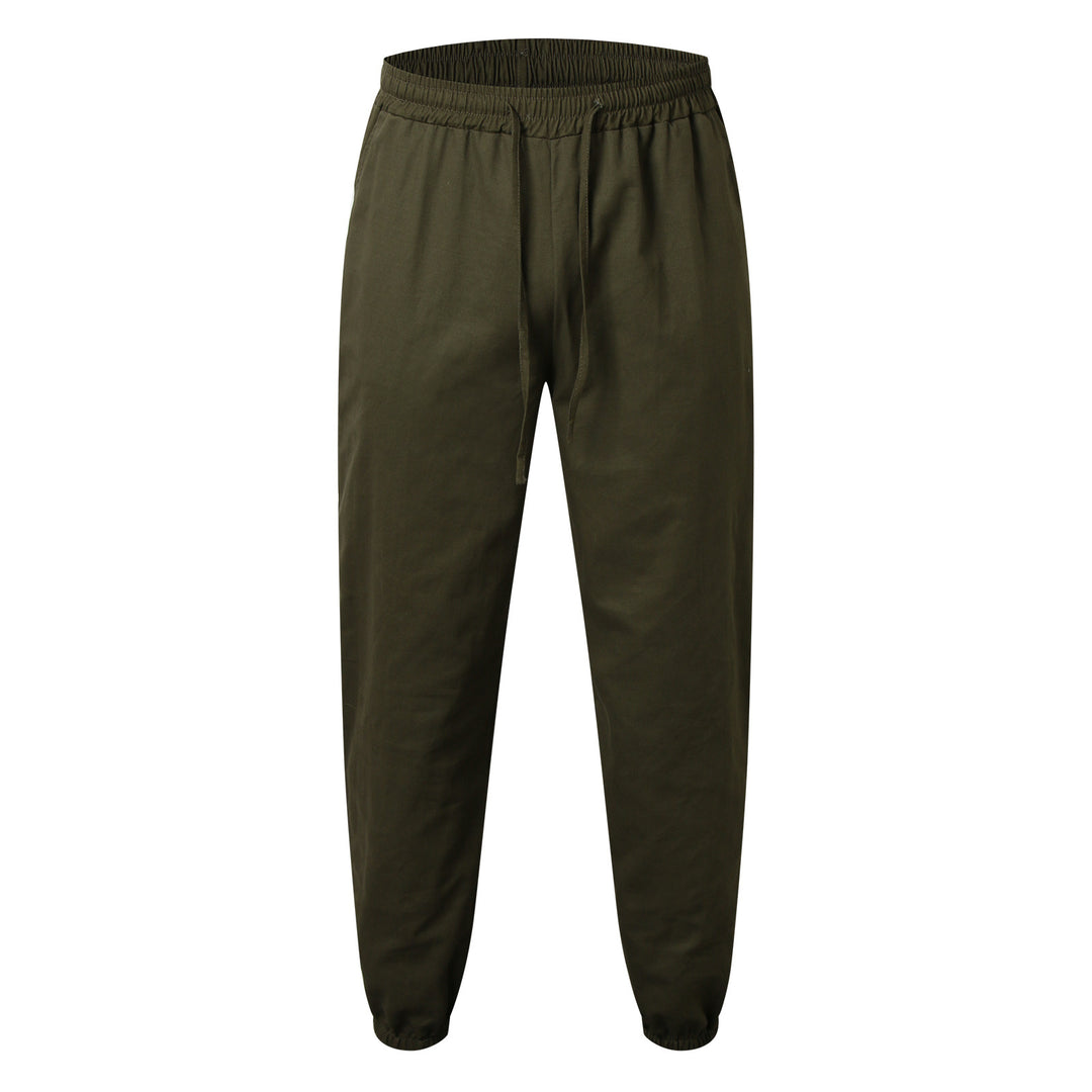 Men's leisure pants with elastic waistband and practical pockets Lune London