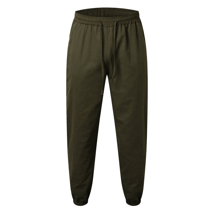 Men's leisure pants with elastic waistband and practical pockets Lune London