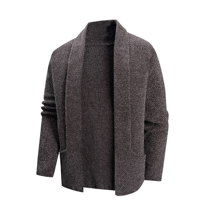 Elegant ladies cardigan with chic lapels and pockets Lune London
