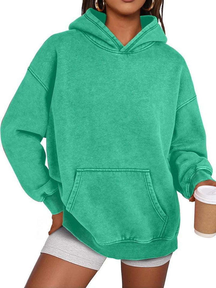 Lune London Cozy Oversized Sweater for Women with a Practical Kangaroo Pocket