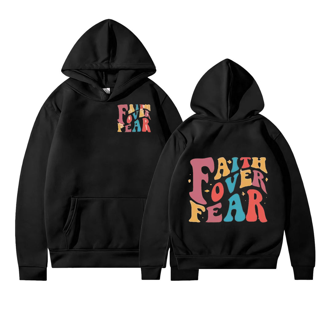 Ladies hoodie with unique graphic display Lune London