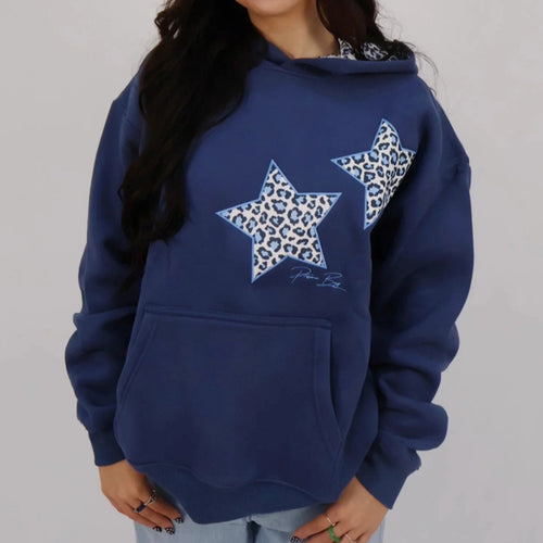 Sweat-shirt à capuche pour femmes avec motif animal créatif Chic & Stil
