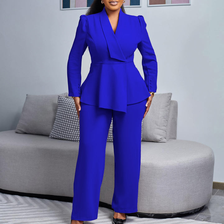 Ladies Elegant Blazer-Pants Set Lune London