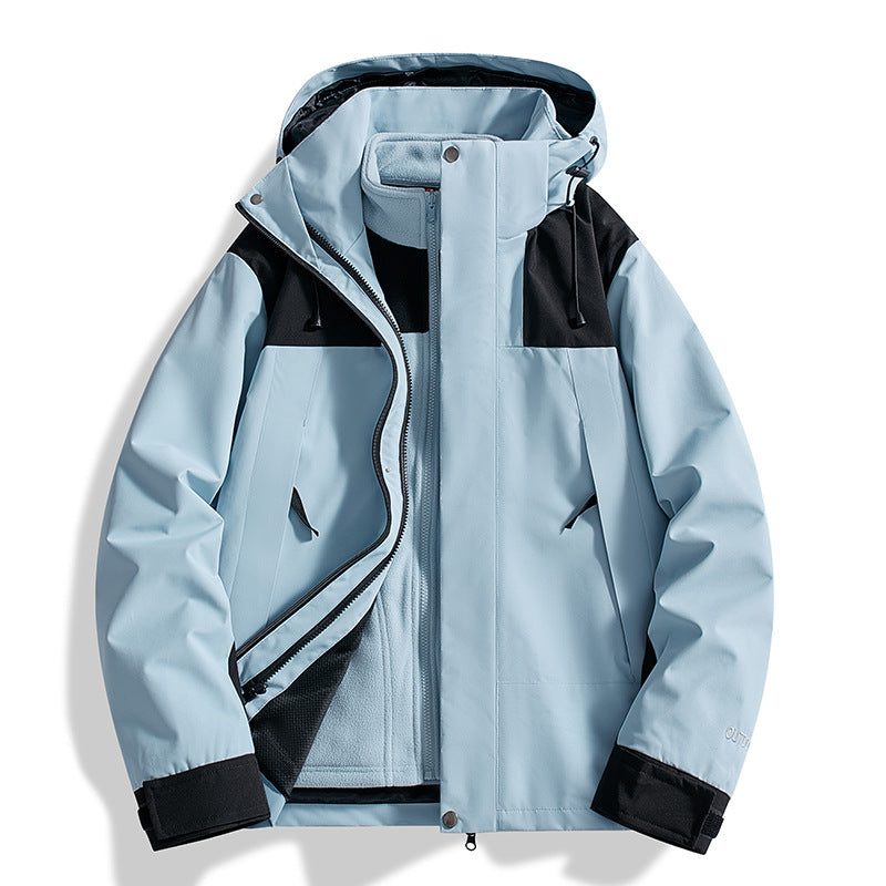 Women Versatile Outdoor Jacket with Removable Fleece Inner Jacket and Waterproof Membrane Amarae