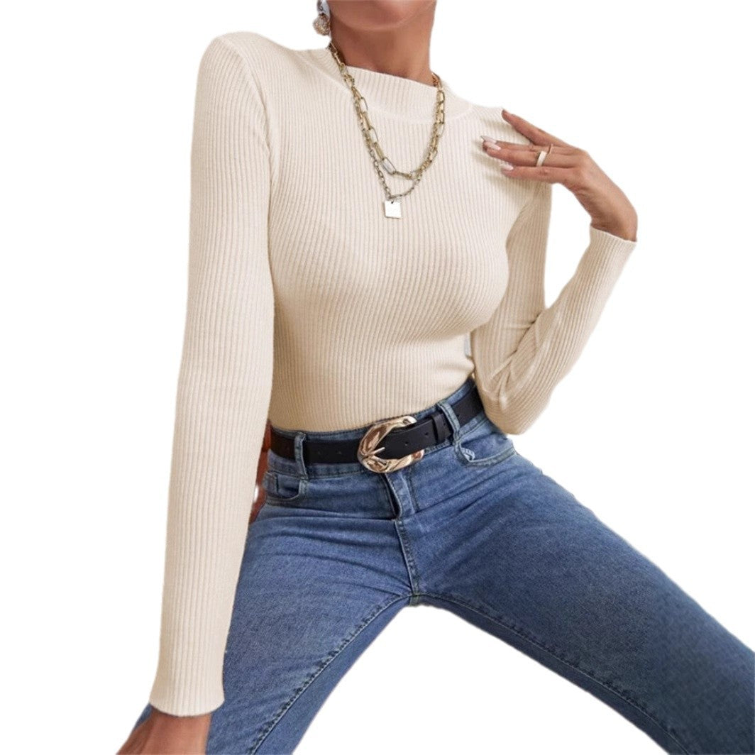 Woman fitted top with long sleeves Lune London