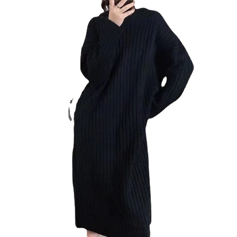 Pull en tricot pour femmes avec capuche et texture côtelée Chic & Stil