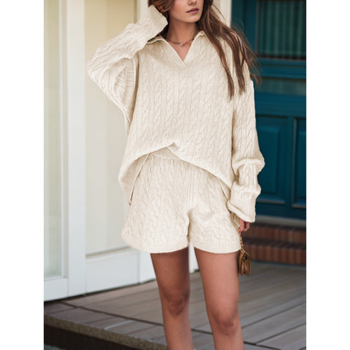 Women comfortable knit top with a relaxed fit and high-quality details Amarae