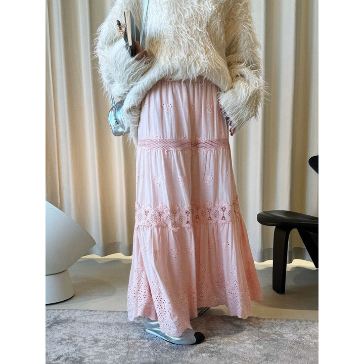 Women’s luxurious oversized faux fur coat with long pile and relaxed silhouette Amarae